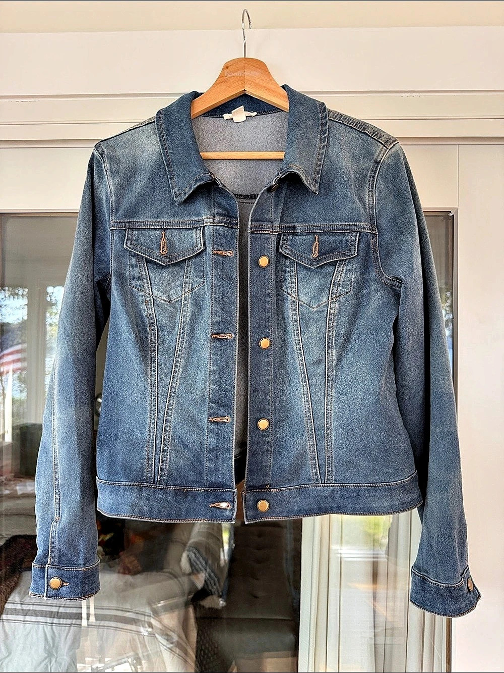 Tribal Jeans Denim Jean Jacket Blue